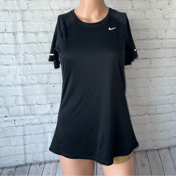 Nike Tops - nike dri fit black shirt size M